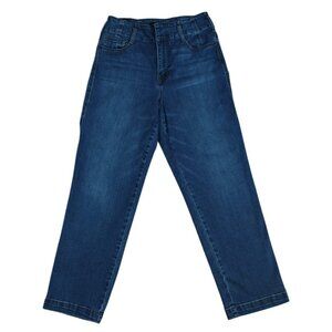 Sanctuary High Rise Straight Crop Jeans Size 28 Vintage Blue Wash Modern Fit.